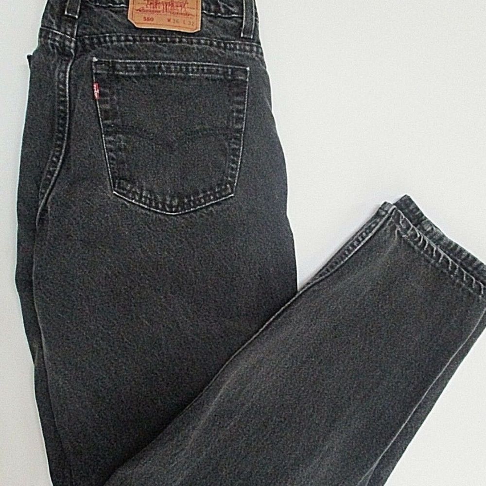 Vintage Levi 550 black jeans